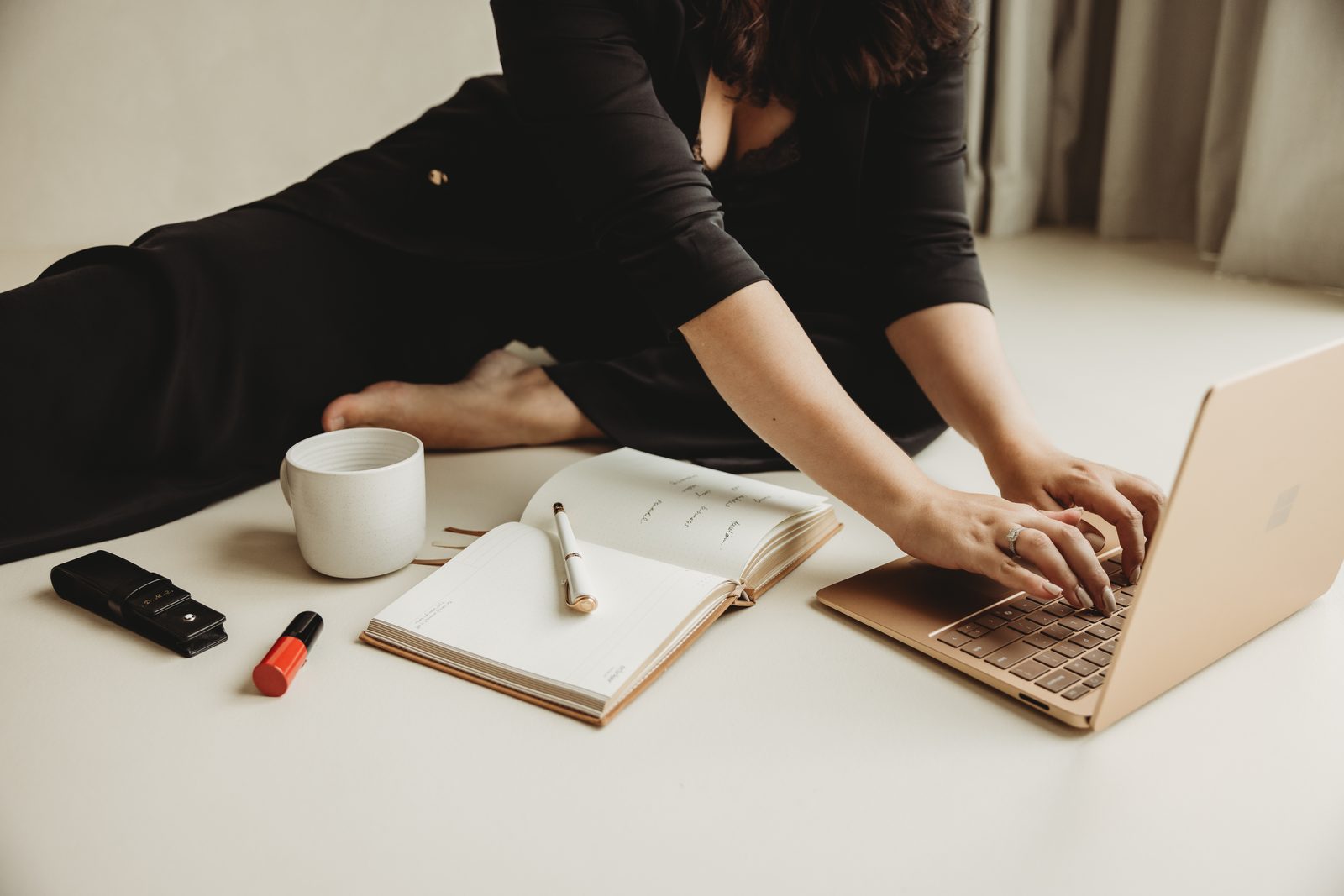 Despina working with founders